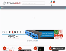 Tablet Screenshot of cavallimusica.com